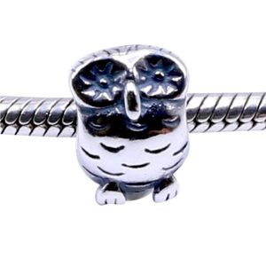 Pandora Retired Owl Charm 925 ale
